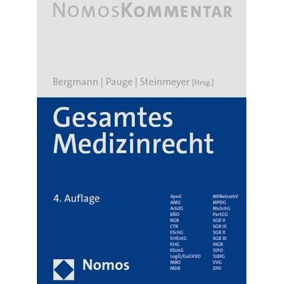 Bergmann Gesamtes Medizinrecht - Preis vom 17.06.2026 05:34:31 h Bergmann Gesamtes Medizinrecht - Preis vom 17.06.2026 05:34:31 h