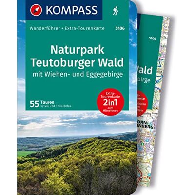 Behla, Silvia und Thilo - KOMPASS Wanderführer Naturpark Teutoburger Wald mit Wiehen- und Eggegebirge, 55 Touren: mit Extra-Tourenkarte, GPX-Daten zum Download - Preis vom 20.06.2026 05:23:55 h Behla, Silvia und Thilo - KOMPASS Wanderführer Naturpark Teutoburger Wald mit Wiehen- und Eggegebirge, 55 Touren: mit Extra-Tourenkarte, GPX-Daten zum Download - Preis vom 20.06.2026 05:23:55 h