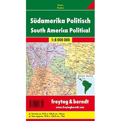 Freytag-Berndt und Artaria KG - Freytag Berndt Karte, Südamerika physisch - politisch 1:8.000.000, plano in Rolle - Preis vom 26.06.2026 19:40:26 h Freytag-Berndt und Artaria KG - Freytag Berndt Karte, Südamerika physisch - politisch 1:8.000.000, plano in Rolle - Preis vom 26.06.2026 19:40:26 h