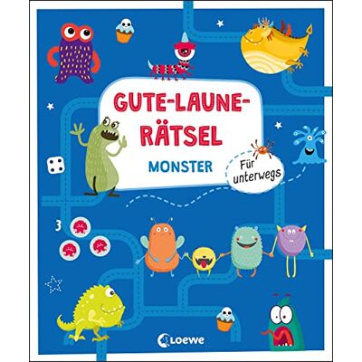 Loewe Gute-Laune-Rätsel für unterwegs - Monster: Beschäftigungsbuch für Kinder ab 5 Jahren - Preis vom 22.06.2026 23:23:57 h Loewe Gute-Laune-Rätsel für unterwegs - Monster: Beschäftigungsbuch für Kinder ab 5 Jahren - Preis vom 22.06.2026 23:23:57 h