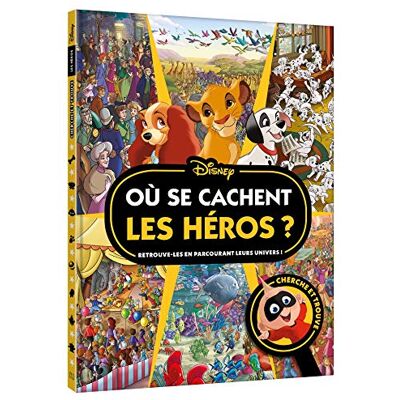 Disney Où se cachent les héros ? : retrouve-les en parcourant leurs univers ! : cherche et trouve - Preis vom 21.06.2026 05:42:24 h Disney Où se cachent les héros ? : retrouve-les en parcourant leurs univers ! : cherche et trouve - Preis vom 21.06.2026 05:42:24 h
