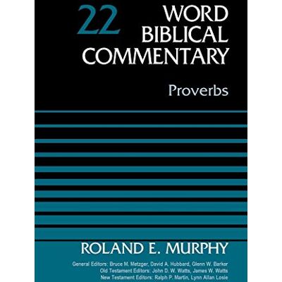 Roland Proverbs, Volume 22 (22) (Word Biblical Commentary, Band 22) - Preis vom 21.06.2026 05:42:24 h Roland Proverbs, Volume 22 (22) (Word Biblical Commentary, Band 22) - Preis vom 21.06.2026 05:42:24 h