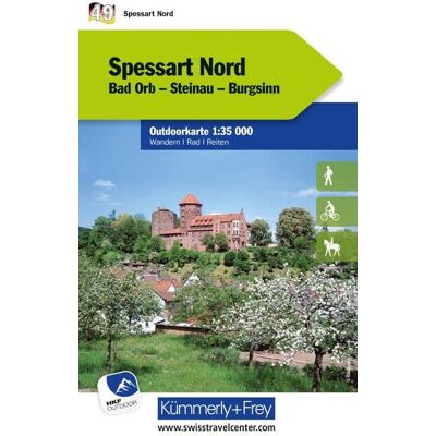 Hallwag Kümmerly+Frey AG - Spessart Nord Nr. 49 Outdoorkarte Deutschland 1:35 000: Bad Orb, Steinau, Burgsinn, water resistant, free Download mit HKF Outdoor App (Kümmerly+Frey Outdoorkarten Deutschland) - Preis vom 17.06.2026 05:34:31 h Hallwag Kümmerly+Frey AG - Spessart Nord Nr. 49 Outdoorkarte Deutschland 1:35 000: Bad Orb, Steinau, Burgsinn, water resistant, free Download mit HKF Outdoor App (Kümmerly+Frey Outdoorkarten Deutschland) - Preis vom 17.06.2026 05:34:31 h