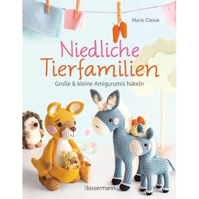 Marie Clesse - Niedliche Tierfamilien - Große und kleine Amigurumis häkeln: Mit kleiner Häkelschule und detaillierten Projektbeschreibungen - Preis vom 19.06.2026 05:29:47 h Marie Clesse - Niedliche Tierfamilien - Große und kleine Amigurumis häkeln: Mit kleiner Häkelschule und detaillierten Projektbeschreibungen - Preis vom 19.06.2026 05:29:47 h