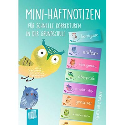 Mini–Haftnotizen für schnelle Korrekturen in der Grundschule - Ein A6-Heft mit 8 Blöcken - Preis vom 07.08.2026 11:47:26 h Mini–Haftnotizen für schnelle Korrekturen in der Grundschule - Ein A6-Heft mit 8 Blöcken - Preis vom 07.08.2026 11:47:26 h