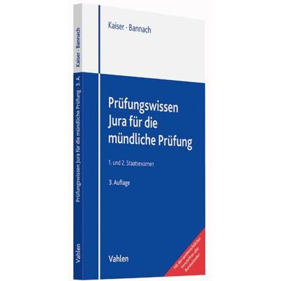 Kaiser Prüfungswissen Jura für die mündliche Prüfung - Preis vom 24.06.2026 07:42:13 h Kaiser Prüfungswissen Jura für die mündliche Prüfung - Preis vom 24.06.2026 07:42:13 h