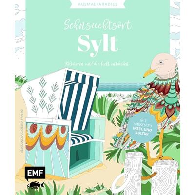 Franke Ausmalparadies – Sehnsuchtsort Sylt: Ein entspannendes Ausmalbuch für friesische Momente und Inspiration Kolorieren und die Welt entdecken: Mit ... entdecken: Mit Wissen zu Insel und Leuten - Preis vom 24.06.2026 07:42:13 h Franke Ausmalparadies – Sehnsuchtsort Sylt: Ein entspannendes Ausmalbuch für friesische Momente und Inspiration Kolorieren und die Welt entdecken: Mit ... entdecken: Mit Wissen zu Insel und Leuten - Preis vom 24.06.2026 07:42:13 h