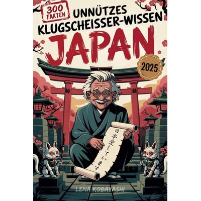 Unnützes Klugscheißer-Wissen über Japan: 300 kuriose und verblüffende Fakten zwischen Tempeln, Toiletten & Takoyaki – das originelle Geschenk-Buch für Japan-Fans mit Fernweh und Humor - Preis vom 20.06.2026 05:23:55 h Unnützes Klugscheißer-Wissen über Japan: 300 kuriose und verblüffende Fakten zwischen Tempeln, Toiletten & Takoyaki – das originelle Geschenk-Buch für Japan-Fans mit Fernweh und Humor - Preis vom 20.06.2026 05:23:55 h