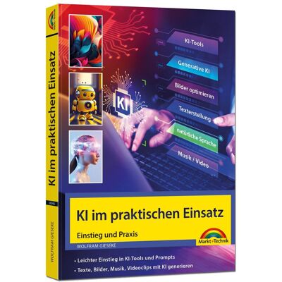 Wolfram Gieseke - KI im praktischen Einsatz - Einstieg in KI Tools und Prompts - Texte, Bilder, Musik, Videoclips mit KI generieren: ChatGPT, Copilot, DeepL und andere Tools in der Praxis - Preis vom 22.06.2026 11:45:37 h Wolfram Gieseke - KI im praktischen Einsatz - Einstieg in KI Tools und Prompts - Texte, Bilder, Musik, Videoclips mit KI generieren: ChatGPT, Copilot, DeepL und andere Tools in der Praxis - Preis vom 22.06.2026 11:45:37 h