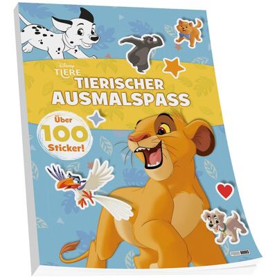 Disney Tiere: Tierischer Ausmalspaß: Malblock (vierfarbig) mit über 100 Stickern - Preis vom 21.06.2026 05:42:24 h Disney Tiere: Tierischer Ausmalspaß: Malblock (vierfarbig) mit über 100 Stickern - Preis vom 21.06.2026 05:42:24 h
