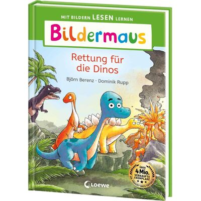 Björn Berenz - Bildermaus - Rettung für die Dinos: Mit Bildern lesen lernen - Ideal für die Vorschule und Leseanfänger ab 5 Jahren - Mit Leselernschrift ABeZeh - Preis vom 22.06.2026 23:23:57 h Björn Berenz - Bildermaus - Rettung für die Dinos: Mit Bildern lesen lernen - Ideal für die Vorschule und Leseanfänger ab 5 Jahren - Mit Leselernschrift ABeZeh - Preis vom 22.06.2026 23:23:57 h