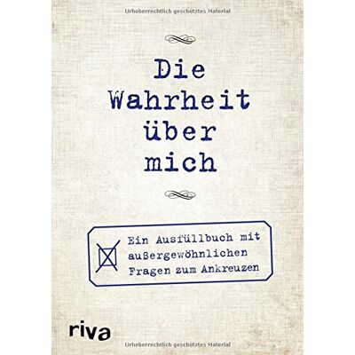 David Tripolina - Die Wahrheit über mich: Ein Ausfüllbuch mit außergewöhnlichen Fragen zum Ankreuzen - Preis vom 24.06.2026 07:42:13 h David Tripolina - Die Wahrheit über mich: Ein Ausfüllbuch mit außergewöhnlichen Fragen zum Ankreuzen - Preis vom 24.06.2026 07:42:13 h