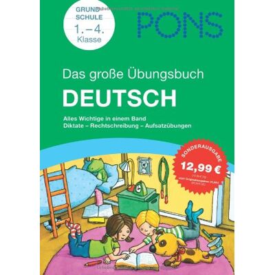 Marc PONS Das Große Übungsbuch für die Grundschule Deutsch, 1.-4. Klasse: Diktate, Rechtschreibung, Aufsatzübungen - alles Wichtige in einem Band - Preis vom 17.06.2026 05:34:31 h Marc PONS Das Große Übungsbuch für die Grundschule Deutsch, 1.-4. Klasse: Diktate, Rechtschreibung, Aufsatzübungen - alles Wichtige in einem Band - Preis vom 17.06.2026 05:34:31 h