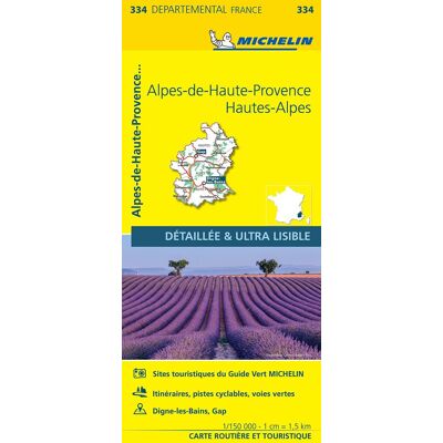 Alpes-de-Haute-Provence, Hautes-Alpes - Michelin Local Map 334 - Preis vom 16.06.2026 05:30:18 h Alpes-de-Haute-Provence, Hautes-Alpes - Michelin Local Map 334 - Preis vom 16.06.2026 05:30:18 h