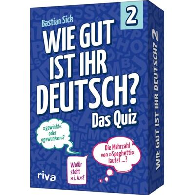 Bastian Sick - Wie gut ist Ihr Deutsch? – Das Quiz 2: Kartenspiel für besseres Allgemeinwissen. Geschenk für Sprachfreunde und Ratefüchse. Vom Autor von »Der Dativ ist dem Genitiv sein Tod« - Preis vom 24.06.2026 07:42:13 h Bastian Sick - Wie gut ist Ihr Deutsch? – Das Quiz 2: Kartenspiel für besseres Allgemeinwissen. Geschenk für Sprachfreunde und Ratefüchse. Vom Autor von »Der Dativ ist dem Genitiv sein Tod« - Preis vom 24.06.2026 07:42:13 h