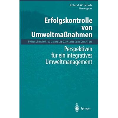Roland Erfolgskontrolle von Umweltmaßnahmen: Perspektiven Für Ein Integratives Umweltmanagement (Umweltnatur- & Umweltsozialwissenschaften) - Preis vom 17.06.2026 05:34:31 h Roland Erfolgskontrolle von Umweltmaßnahmen: Perspektiven Für Ein Integratives Umweltmanagement (Umweltnatur- & Umweltsozialwissenschaften) - Preis vom 17.06.2026 05:34:31 h