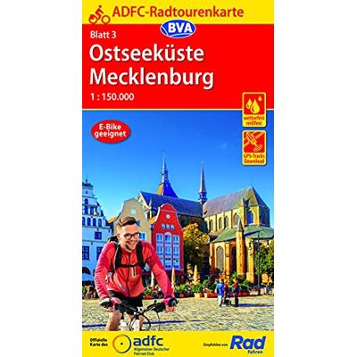 Allgemeiner Deutscher Fahrrad-Club e.V. (ADFC) - ADFC-Radtourenkarte 3 Ostseeküste Mecklenburg 1:150.000, reiß- und wetterfest, GPS-Tracks Download (ADFC-Radtourenkarte 1:150000) - Preis vom 17.06.2026 05:34:31 h Allgemeiner Deutscher Fahrrad-Club e.V. (ADFC) - ADFC-Radtourenkarte 3 Ostseeküste Mecklenburg 1:150.000, reiß- und wetterfest, GPS-Tracks Download (ADFC-Radtourenkarte 1:150000) - Preis vom 17.06.2026 05:34:31 h