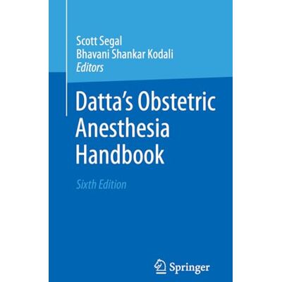 Scott Datta's Obstetric Anesthesia Handbook - Preis vom 20.06.2026 05:23:55 h Scott Datta's Obstetric Anesthesia Handbook - Preis vom 20.06.2026 05:23:55 h