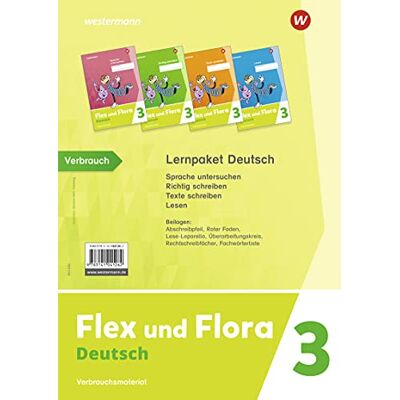 Flex und Flora - Ausgabe 2021: Lernpaket Deutsch 3 Verbrauchsmaterial: Ausgabe 2021 - Kompetenzhefte 3 Paket: Verbrauchsmaterial - Preis vom 24.06.2026 19:44:00 h Flex und Flora - Ausgabe 2021: Lernpaket Deutsch 3 Verbrauchsmaterial: Ausgabe 2021 - Kompetenzhefte 3 Paket: Verbrauchsmaterial - Preis vom 24.06.2026 19:44:00 h