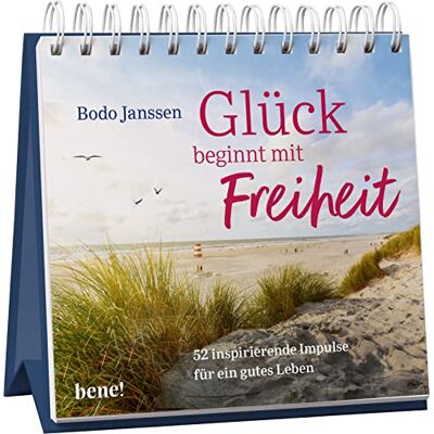 Bodo Janssen - Glück beginnt mit Freiheit – Aufstellbuch: 52 Impulse für ein gutes Leben - Preis vom 17.06.2026 05:34:31 h Bodo Janssen - Glück beginnt mit Freiheit – Aufstellbuch: 52 Impulse für ein gutes Leben - Preis vom 17.06.2026 05:34:31 h