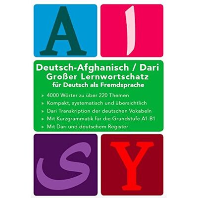 Noor Nazrabi - Großer Lernwortschatz Deutsch - Afghanisch / Dari für Deutsch als Fremdsprache: Für Asylbewerber und Flüchtlinge aus Afghanistan - Preis vom 21.06.2026 05:42:24 h Noor Nazrabi - Großer Lernwortschatz Deutsch - Afghanisch / Dari für Deutsch als Fremdsprache: Für Asylbewerber und Flüchtlinge aus Afghanistan - Preis vom 21.06.2026 05:42:24 h