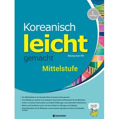 Oh, Seung Eun - Koreanisch leicht gemacht - Mittelstufe: mit MP3 Download - Preis vom 20.06.2026 05:23:55 h Oh, Seung Eun - Koreanisch leicht gemacht - Mittelstufe: mit MP3 Download - Preis vom 20.06.2026 05:23:55 h