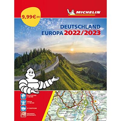 Straßenatlas Deutschland & Europa 2022/2023: Straßenkarte 1:300.000 (MICHELIN Atlanten) - Preis vom 20.06.2026 05:23:55 h Straßenatlas Deutschland & Europa 2022/2023: Straßenkarte 1:300.000 (MICHELIN Atlanten) - Preis vom 20.06.2026 05:23:55 h