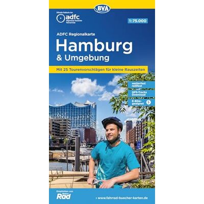 Allgemeiner Deutscher Fahrrad-Club e.V. (ADFC) - ADFC-Regionalkarte Hamburg und Umgebung, 1:75.000, mit Tagestourenvorschlägen, reiß- und wetterfest, E-Bike-geeignet, GPS-Tracks-Download (ADFC-Regionalkarte 1:75000) - Preis vom 20.06.2026 05:23:55 h Allgemeiner Deutscher Fahrrad-Club e.V. (ADFC) - ADFC-Regionalkarte Hamburg und Umgebung, 1:75.000, mit Tagestourenvorschlägen, reiß- und wetterfest, E-Bike-geeignet, GPS-Tracks-Download (ADFC-Regionalkarte 1:75000) - Preis vom 20.06.2026 05:23:55 h