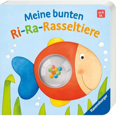 Ina Milk - Meine bunten Ri-Ra-Rasseltiere - Rasselbuch für Kinder ab 6 Monaten, Babybuch, Spielbuch - Preis vom 17.06.2026 05:34:31 h Ina Milk - Meine bunten Ri-Ra-Rasseltiere - Rasselbuch für Kinder ab 6 Monaten, Babybuch, Spielbuch - Preis vom 17.06.2026 05:34:31 h