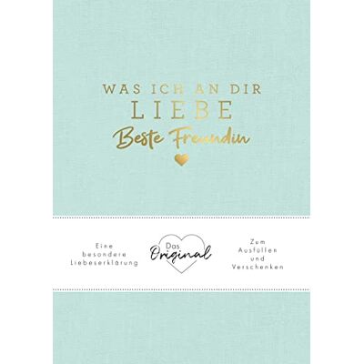 Alexandra Reinwarth - Was ich an dir liebe, beste Freundin: Eine besondere Liebeserklärung zum Ausfüllen und Verschenken. Das Original. Das perfekte Geschenk für BFFs, Besties zu Geburtstag, Weihnachten - Preis vom 24.06.2026 07:42:13 h Alexandra Reinwarth - Was ich an dir liebe, beste Freundin: Eine besondere Liebeserklärung zum Ausfüllen und Verschenken. Das Original. Das perfekte Geschenk für BFFs, Besties zu Geburtstag, Weihnachten - Preis vom 24.06.2026 07:42:13 h