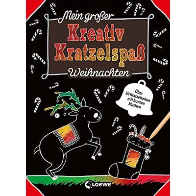 Loewe Mein großer Kreativ-Kratzelspaß: Weihnachten: Kritz-Kratz-Beschäftigung für Zuhause und unterwegs ab 5 Jahre (Kreativ-Kratzelbuch) - Preis vom 23.06.2026 11:45:09 h Loewe Mein großer Kreativ-Kratzelspaß: Weihnachten: Kritz-Kratz-Beschäftigung für Zuhause und unterwegs ab 5 Jahre (Kreativ-Kratzelbuch) - Preis vom 23.06.2026 11:45:09 h