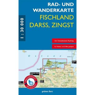 Rad- und Wanderkarte Fischland, Darß, Zingst: Mit Dierhagen, Wustrow, Ahrenshoop, Born, Wieck, Prerow, Zingst, Barth. Maßstab 1:30.000. Wasser- und reißfest. - Preis vom 16.06.2026 05:30:18 h Rad- und Wanderkarte Fischland, Darß, Zingst: Mit Dierhagen, Wustrow, Ahrenshoop, Born, Wieck, Prerow, Zingst, Barth. Maßstab 1:30.000. Wasser- und reißfest. - Preis vom 16.06.2026 05:30:18 h