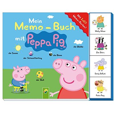 Mein Memo-Buch mit Peppa Pig: Mit 2 x 20 Memo-Karten - Preis vom 24.06.2026 07:42:13 h Mein Memo-Buch mit Peppa Pig: Mit 2 x 20 Memo-Karten - Preis vom 24.06.2026 07:42:13 h