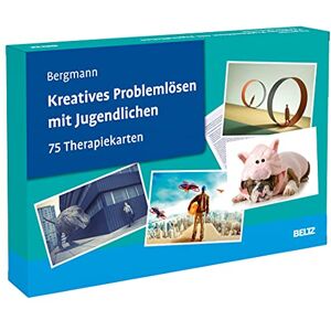 Bergmann Kreatives Problemlösen mit Jugendlichen: 75 Therapiekarten. Kartenset mit 75 Karten in hochwertiger Klappkassette, mit 32-seitigem Booklet. Kartenformat 16,5 x 24 cm. (Beltz Therapiekarten) - Preis vom 07.06.2026 05:33:53 h Bergmann Kreatives Problemlösen mit Jugendlichen: 75 Therapiekarten. Kartenset mit 75 Karten in hochwertiger Klappkassette, mit 32-seitigem Booklet. Kartenformat 16,5 x 24 cm. (Beltz Therapiekarten) - Preis vom 07.06.2026 05:33:53 h