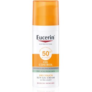 Eucerin Sun Oil Control schützende Gel-Creme für das Gesicht SPF 50+ 50 ml Eucerin Sun Oil Control schützende Gel-Creme für das Gesicht SPF 50+ 50 ml