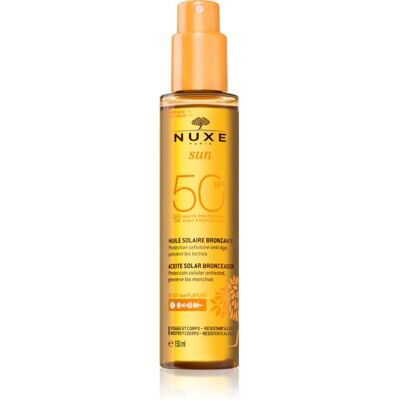 Nuxe Sun Face and Body Tanning Sun Oil Sonnenöl Für Gesicht und Körper SPF 50 150 ml Nuxe Sun Face and Body Tanning Sun Oil Sonnenöl Für Gesicht und Körper SPF 50 150 ml