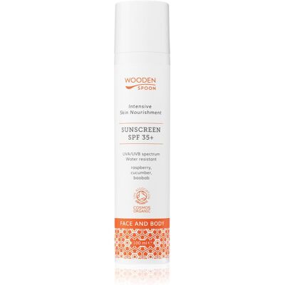 WoodenSpoon Hautpflege SPF 35 - Sonnenschutzlotion für Gesicht & Körper WoodenSpoon Hautpflege SPF 35 - Sonnenschutzlotion für Gesicht & Körper