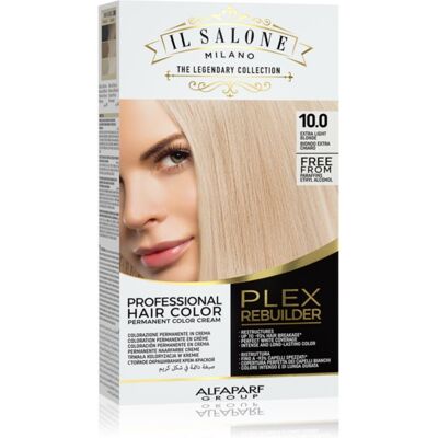 Alfaparf Milano Il Salone Milano Plex Rebuilder Permanent-Haarfarbe Farbton 10.0 - Extra Light Blonde 1 St. Alfaparf Milano Il Salone Milano Plex Rebuilder Permanent-Haarfarbe Farbton 10.0 - Extra Light Blonde 1 St.