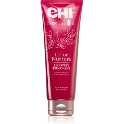 CHI Rose Hip Oil Recovery Treatment regenerierende Maske mit Tiefenwirkung für gefärbtes Haar 237 ml CHI Rose Hip Oil Recovery Treatment regenerierende Maske mit Tiefenwirkung für gefärbtes Haar 237 ml