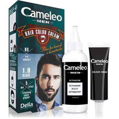 Delia Cosmetics Cameleo Men Haarfarbe Farbton 1.0 Black 30 ml Delia Cosmetics Cameleo Men Haarfarbe Farbton 1.0 Black 30 ml