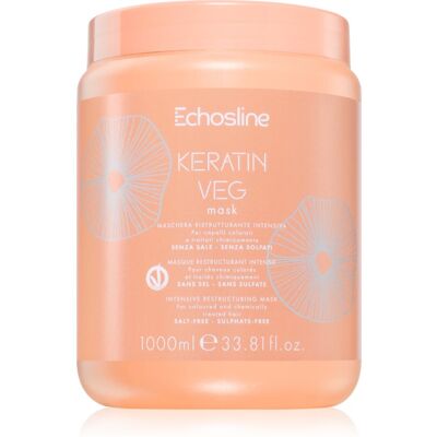 Echosline Keratin veg Mask intensive nährende Maske für trockene und poröse Haare mit Aminosäuren 1000 ml Echosline Keratin veg Mask intensive nährende Maske für trockene und poröse Haare mit Aminosäuren 1000 ml