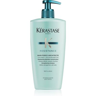 Kérastase Résistance Bain Force Architecte Shampoo mit stärkender Wirkung für geschwächtes und leicht beschädigtes Haar 500 ml Kérastase Résistance Bain Force Architecte Shampoo mit stärkender Wirkung für geschwächtes und leicht beschädigtes Haar 500 ml