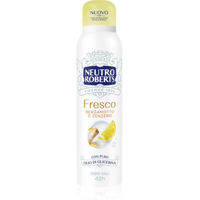 Neutro Roberts Bergamotto e Zenzero Deodorant Spray mit 48-Stunden Wirkung 150 ml Neutro Roberts Bergamotto e Zenzero Deodorant Spray mit 48-Stunden Wirkung 150 ml