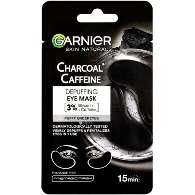 Garnier Skin Naturals Aktivkohle Koffein Augenmaske - Erfrischende Maske Garnier Skin Naturals Aktivkohle Koffein Augenmaske - Erfrischende Maske