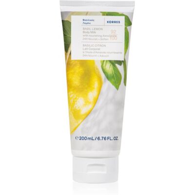 Korres Basil Lemon erfrischende Bodymilch 200 ml Korres Basil Lemon erfrischende Bodymilch 200 ml