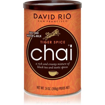 David Rio Tiger Spice Chai Pulver zur Herstellung von Getränken 398 g David Rio Tiger Spice Chai Pulver zur Herstellung von Getränken 398 g