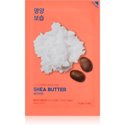 Holika Holika Pure Essence Shea Butter Zellschichtmaske mit besonders feuchtigkeitsspendender und nährender Wirkung 23 ml Holika Holika Pure Essence Shea Butter Zellschichtmaske mit besonders feuchtigkeitsspendender und nährender Wirkung 23 ml