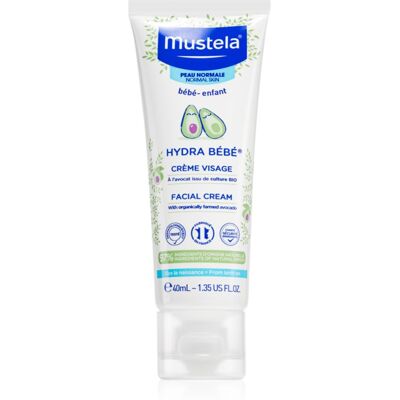 Mustela Bébé Hydra Bébé feuchtigkeitsspendende Gesichtscreme für Kinder ab der Geburt 40 ml Mustela Bébé Hydra Bébé feuchtigkeitsspendende Gesichtscreme für Kinder ab der Geburt 40 ml