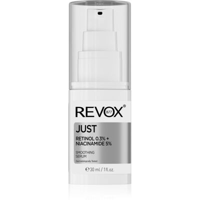 Revox B77 JUST Retinol 0.3% + Niacinamide 5% feuchtigkeitsspendende straffende Emulsion gegen Hautalterung 30 ml Revox B77 JUST Retinol 0.3% + Niacinamide 5% feuchtigkeitsspendende straffende Emulsion gegen Hautalterung 30 ml
