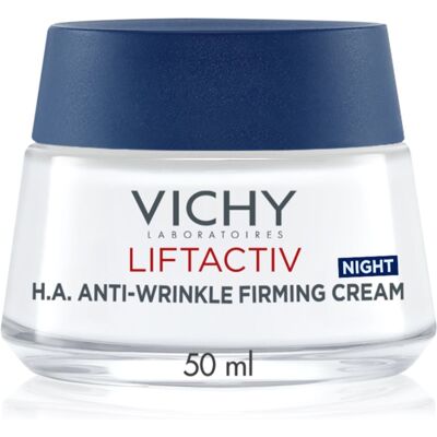 Vichy Liftactiv H.A. Anti-Wrinkle Firming Night Cream Festigende Nachtcreme gegen Falten mit Lifting-Effekt 50 ml Vichy Liftactiv H.A. Anti-Wrinkle Firming Night Cream Festigende Nachtcreme gegen Falten mit Lifting-Effekt 50 ml